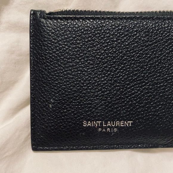 YSL Saint Laurent Fragment wallet in black - Picture 6 of 9